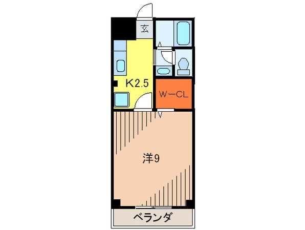 マンション賀苗の物件間取画像